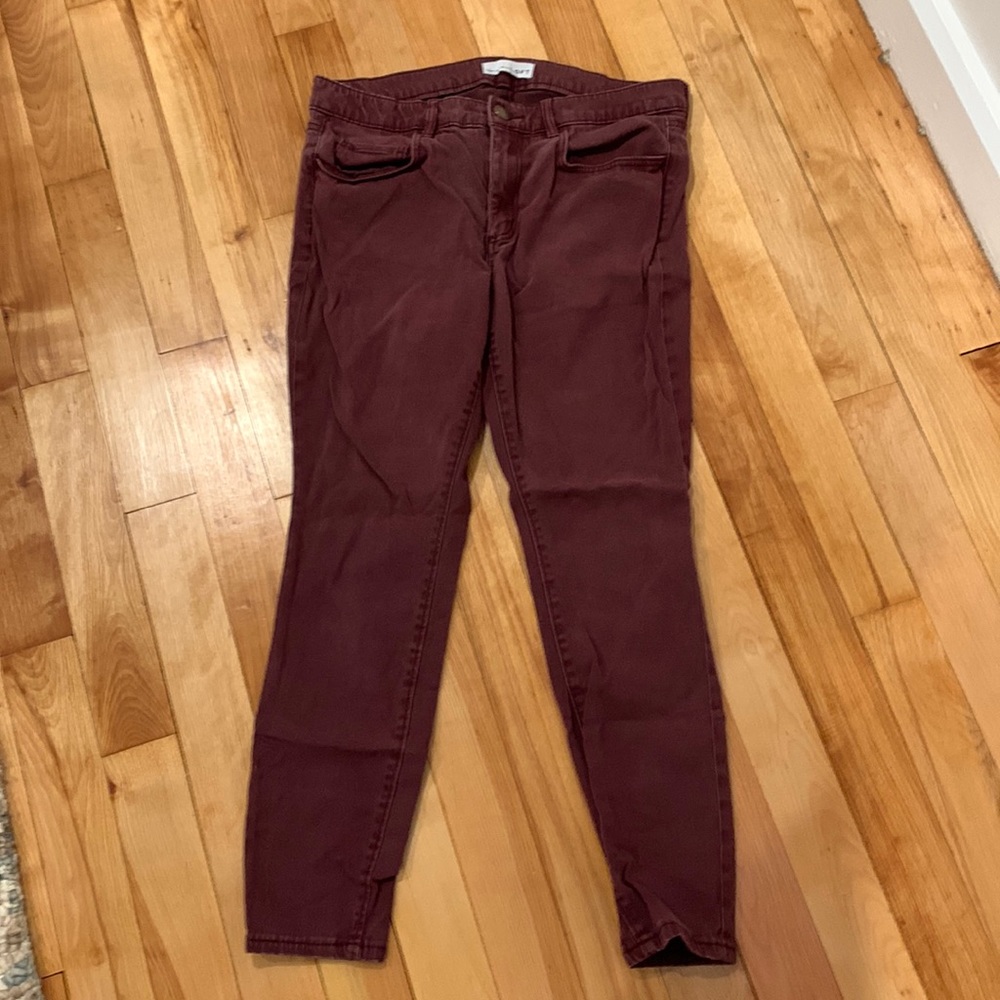 Women's Burgundy Pants